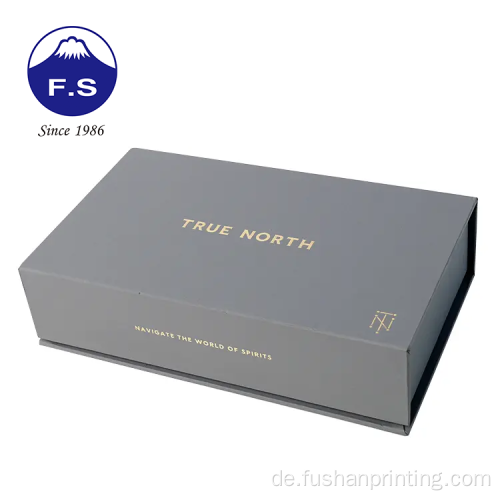 Luxusdesign Goldene Folie Kosmetische Geschenkmagnetbox